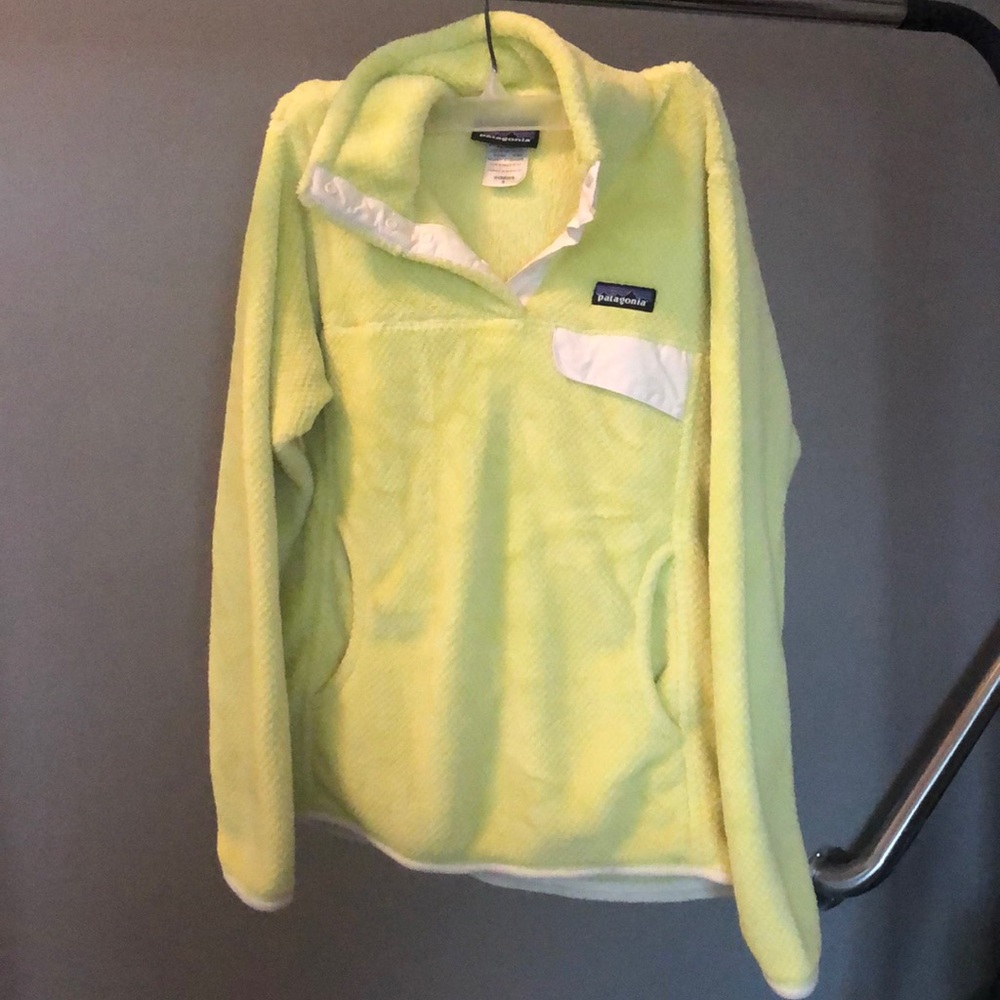 Bright Green Patagonia Fleece